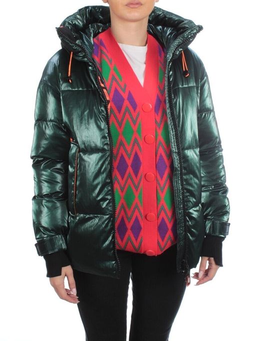 8100 DK. GREEN Пальто женское зимнее JARIUS (200 гр. холлофайбера) - Fashion фото 7