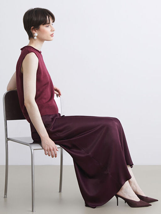 Bisiklet Yaka Kad?n Triko S?veter