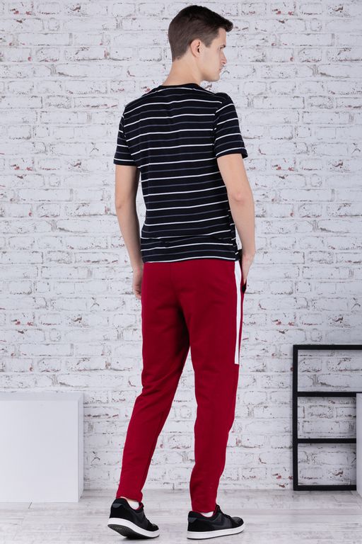 Брюки спортивные 
 3.MM054B-красный