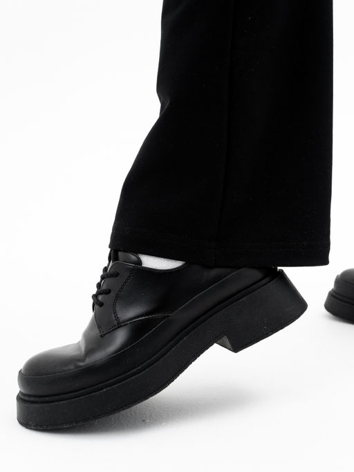 Брюки футер 2-х нитка,черные - Binita фото 6