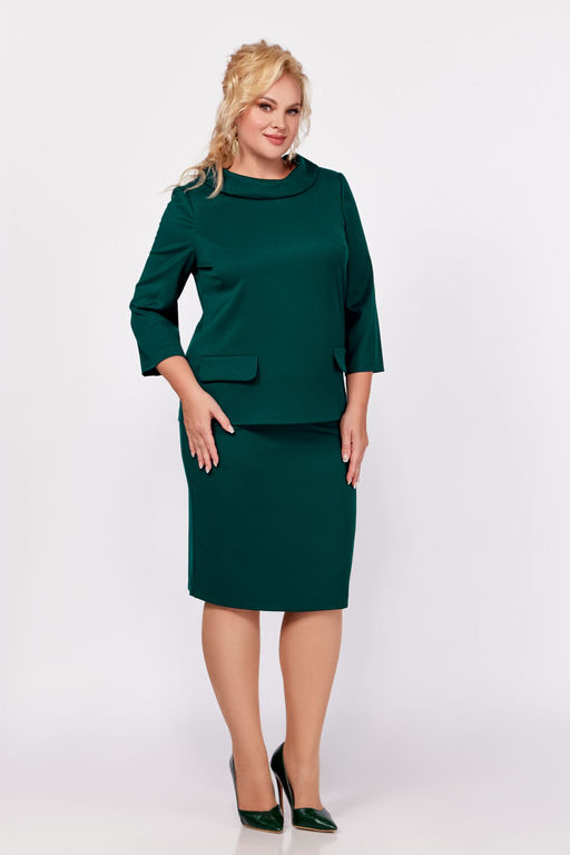 Блуза Swallow 803.2 черный+серебряный узор фото 687