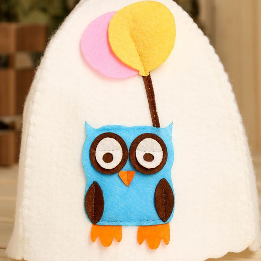 Шапка для бани с детской аппликацией Джордж войлок - Simaland фото 4