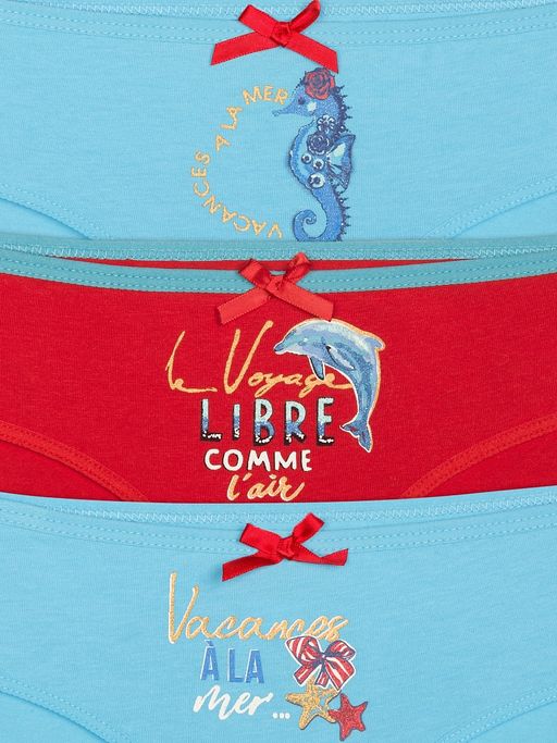 GULB3285/1(3шт. в упаковке) трусы для девочек - Pelican фото 2