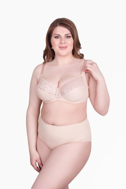 Трусы Milavitsa 260210 нюд хлопок с эластаном фото 2