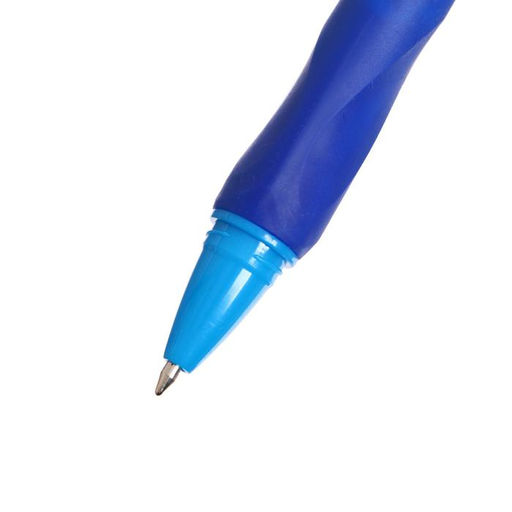 Цена за 12 шт. Ручка обучающая для левши deVENTE Study Pen, узел 0.7 мм, каучуковый держатель, чернила синие на масляной основе