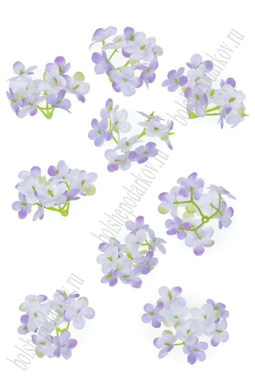 Головки цветов "Гортензия" 4 см (20 шт) SF-7874, фиолетовый