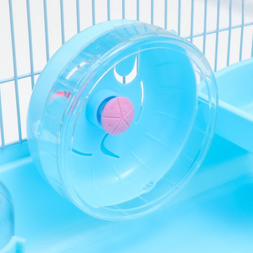 Клетка для грызунов Пижон, с наполнением 47 х 30 х 27 см, голубая  фото 7