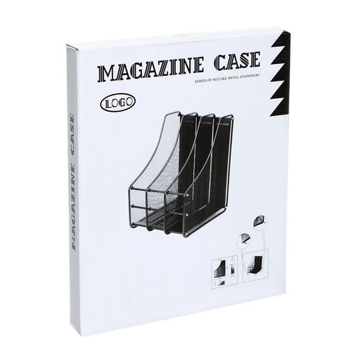 Лоток для бумаг вертикальный, металлическая сетка, 3 отделения, серый