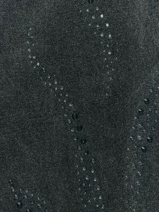 Джинсы straight с высокой посадкой со стразами / Zarina