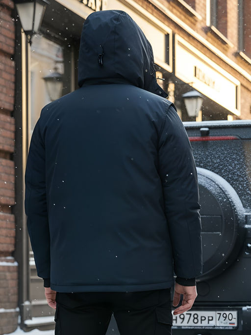 Куртка - жилетка трансформер 2 в 1 мужская зимняя темно-синего цвета 2409TS - Mtforce фото 38