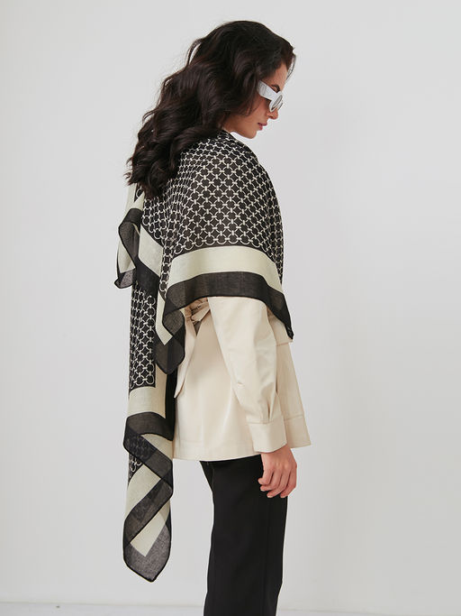 Большой, мягкий, тонкий и очень нежный двусторонний палантин - Tantino фото 7