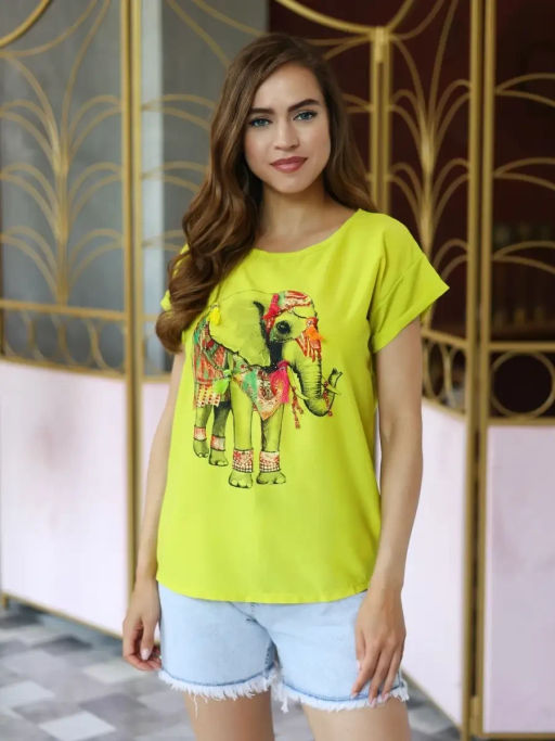 Женская футболка Sassofono SF-752111-3