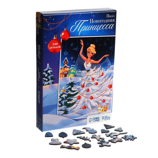 Деревянный пазл Новогодняя принцесса с предсказанием - Puzzle фото 18