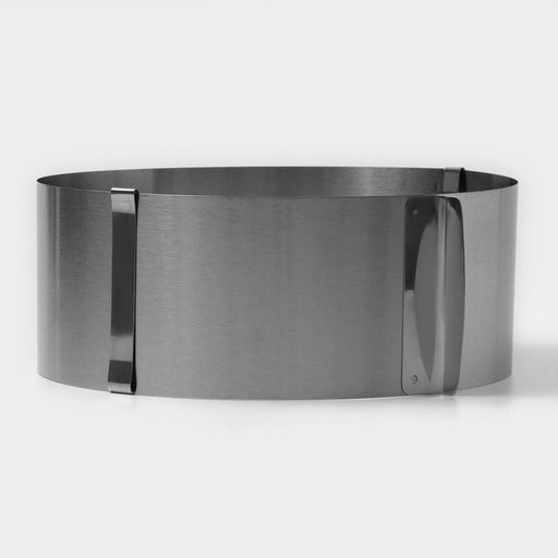 Форма для выкладки и выпечки с регулировкой размера Доляна, d=16-20 см, h=8 см, серебристая