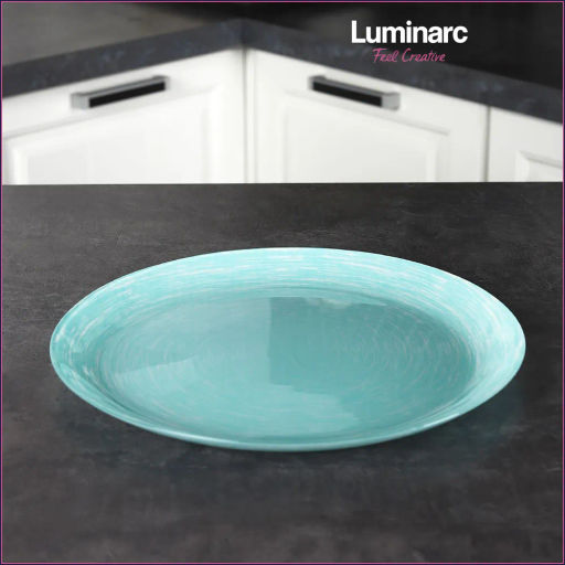 Тарелка обеденная БРАШМАНИЯ ТЮРКУАЗ 26см - Luminarc фото 5