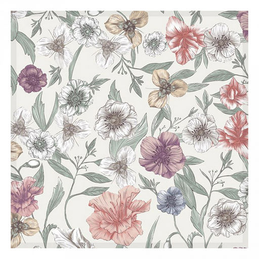 Набор салфеток сервировочных 4шт "Марина Дор", р-р 42х42см, рогожка, хлопок "Премиум" 186г/м2, упаковка классическая 28х41см, "Домашняя мода" (Россия)