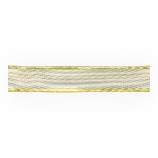 Gamma DNR-25 лента металлизированная 25 мм 33 м 0.5 м под серебро/silver фото 4