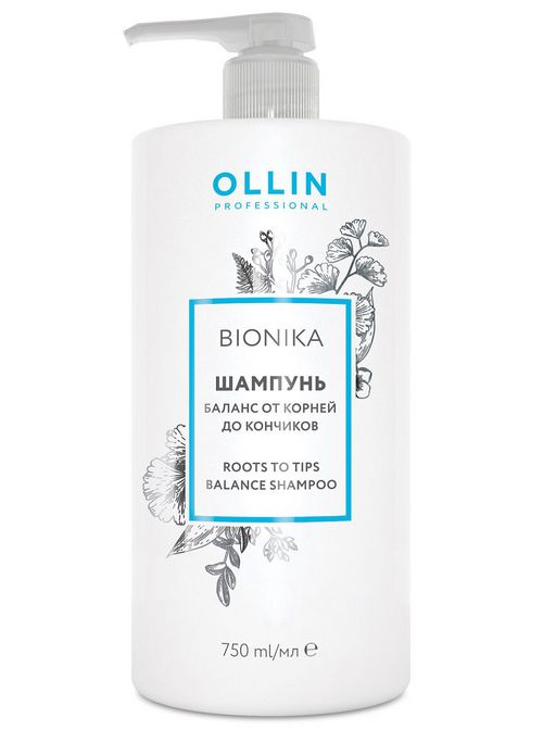 BIONIKA Шампунь баланс от корней до кончиков 750 мл OLLIN - Ollin professional фото 2
