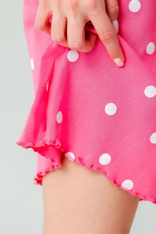 Арт.9176/2 Пижама с шортами 42-48 (4 шт) Цвет:малиновый,белый - Калинка фото 9