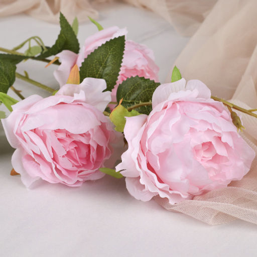 Цветок искусственный Пион розовый 73 см / RF-1574 /уп 200/400/ - ГалеонТрейд фото 4