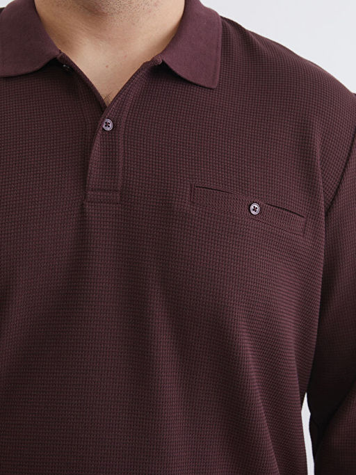 Polo Yaka Erkek Sweatshirt