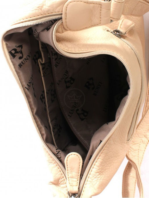 Сумка женская искусственная кожа Guecca-RY 1777, 1отд+карм/пер, плечевой ремень, светло-бежевый SALE 264939 - Adelia фото 7