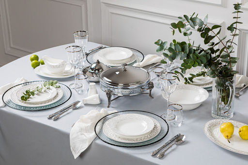 Обеденный сервиз Айседора, 6 персон, 27 предметов - Anna lafarg emily фото 13