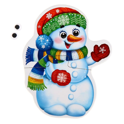 Макси-пазлы с глазками Новый год - Puzzle time фото 5