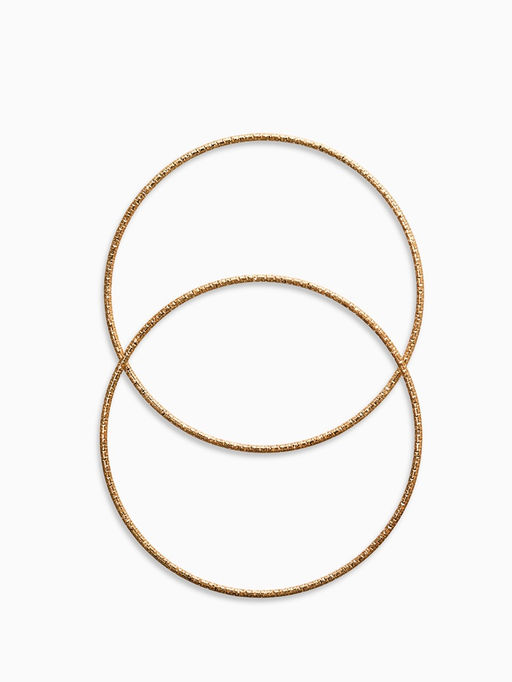 Браслет металл «Каркас» тонкая нить, набор 10 штук, цвет золото, 6.5 см