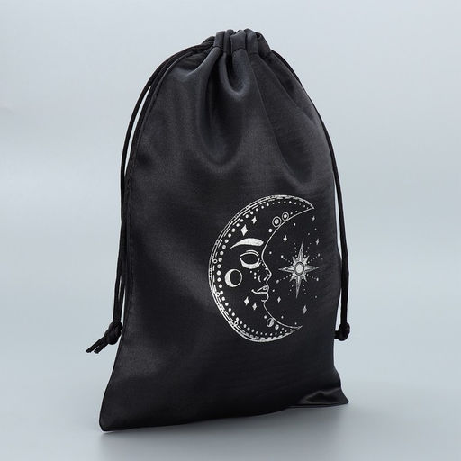 Цена за 5 шт. Мешок атласный Ночь, 16 24 см +/- 1.5 см - Дарите счастье фото 2