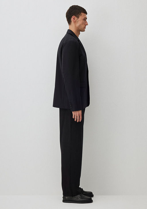 Siyah Blazer Ceket - Mavi фото 6