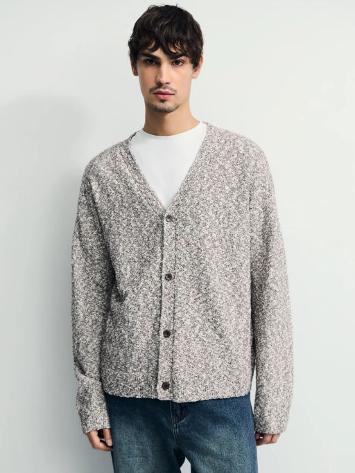 Вязаный кардиган из хлопка / Zarina  фото 4