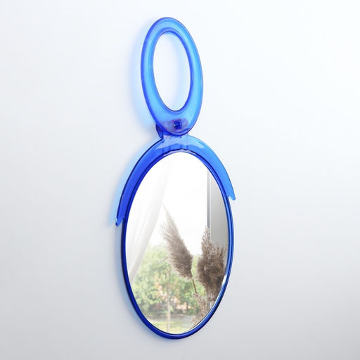 Зеркало настольное, овальное, настенное, 14×29 см, (12.5×16.5 см), МИКС