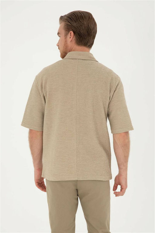U. S. Polo Assn / Мужская футболка светло-хаки - U.s. polo assn фото 5
