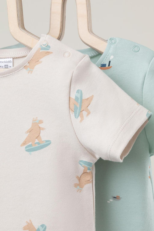 Crockid _ К 301156-2уп/серфинг,маленькие кораблики набор фуфайка (футболка) яс