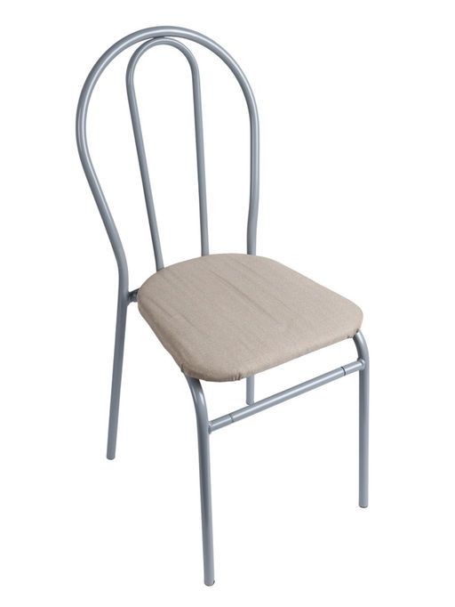 Стул для кухни разборный «Титан», обивка рогожка, цвет титан/бежевый