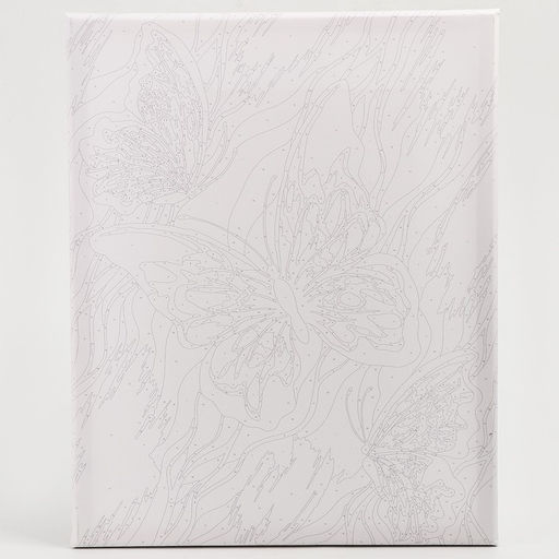 Картина по номерам на холсте с подрамником с золотой краской «Бабочки», 40 х 50 см