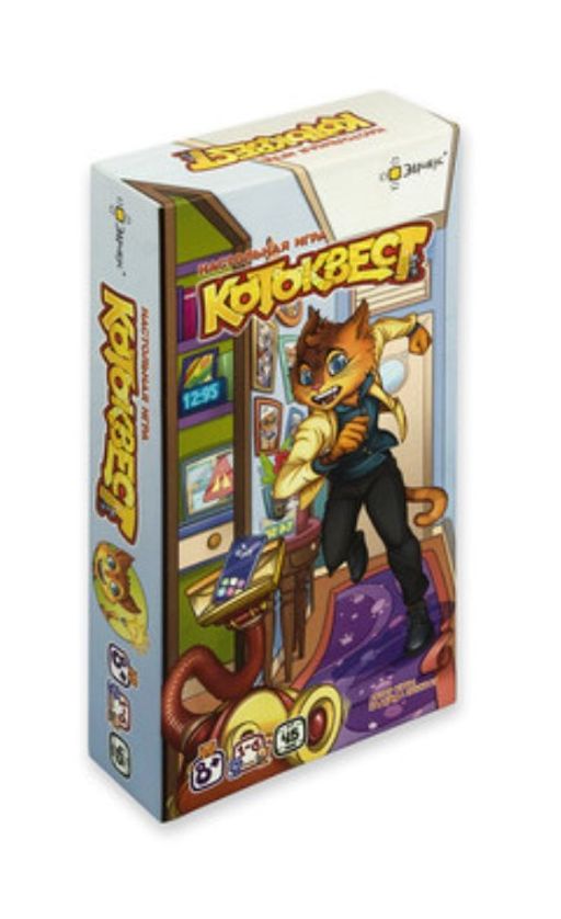 Эврикус. Наст. игра "Котоквест" арт.BG-12032 990 /6