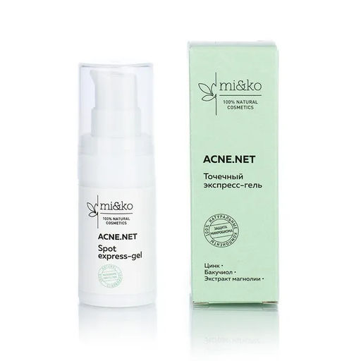 Точечный экспресс-гель Acne.net/Blemish control express-gel Acne.net 15 мл Mi&Ko  фото 2