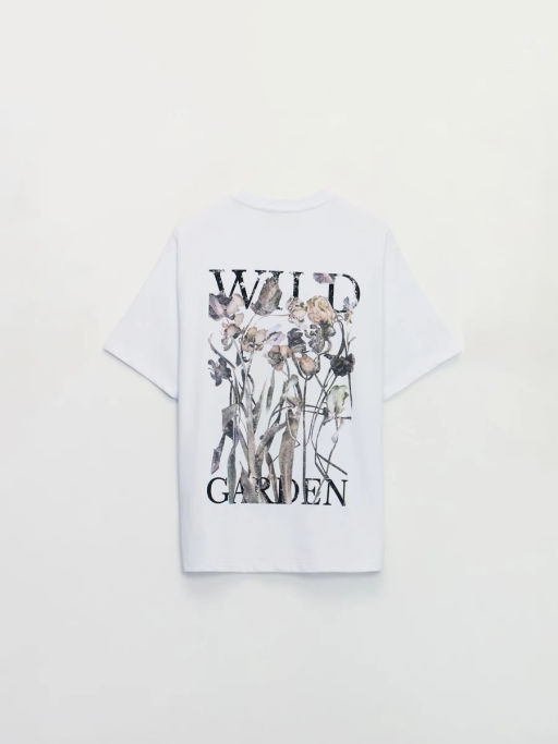 Футболка relax fit с принтом / Zarina