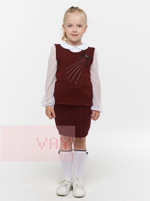 Жилет для девочек 213-7066 - Vay kids школа фото 3