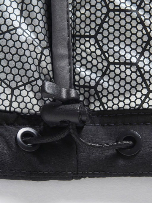 Куртка мужская стёганая с капюшоном с графеновой подкладкой черного цвета 9623_1Ch