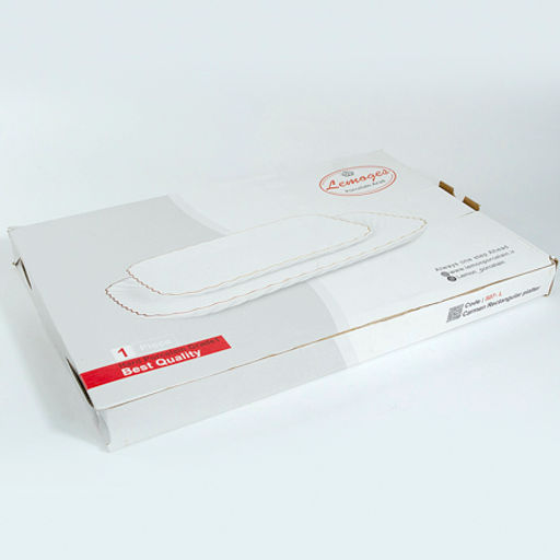 90055-507L Блюдо сервировочное для подачи керамика 41х26х3 LR (х8) - Mayer&boch фото 2