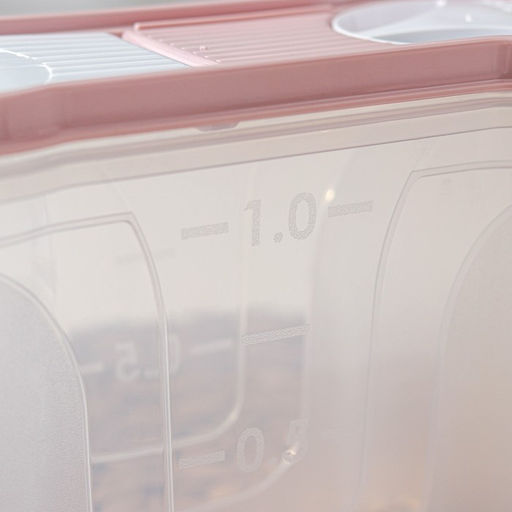 Набор банок для хранения «Стайл», 3 шт: 1,3 л; 2,2 л; 4 л, пластик, крышки МИКС