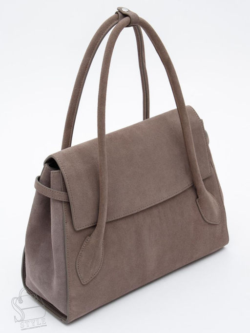 Сумка женская кожаная 2424YF apricot  Polina&Eiterou