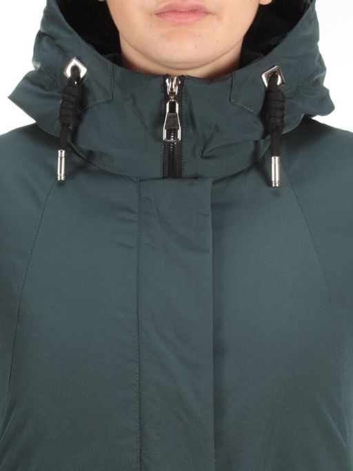 M2008 DK. GREEN Пальто зимнее женское MARIA - Фабричный китай фото 11