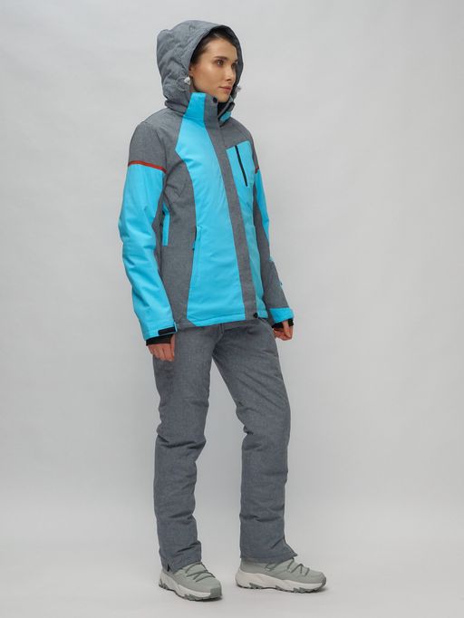 Горнолыжный костюм женский голубого цвета 02272-2Gl - Chunmai фото 7