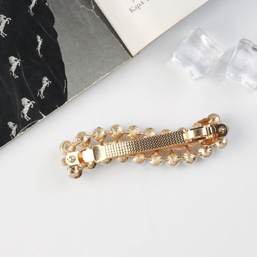 Цена за 2 шт. Заколка - автомат для волос «Олимпия», волна, 8.5 см