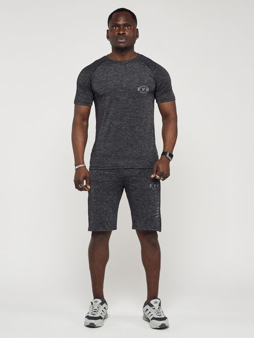 Спортивный костюм летний мужской темно-серого цвета 2225TC - FUYOUKAI фото 5