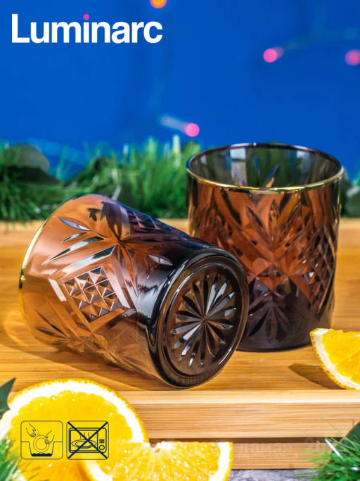 Стакан низкий ЗАЛЬЦБУРГ ЛИЛАК ГОЛД 2шт 300мл